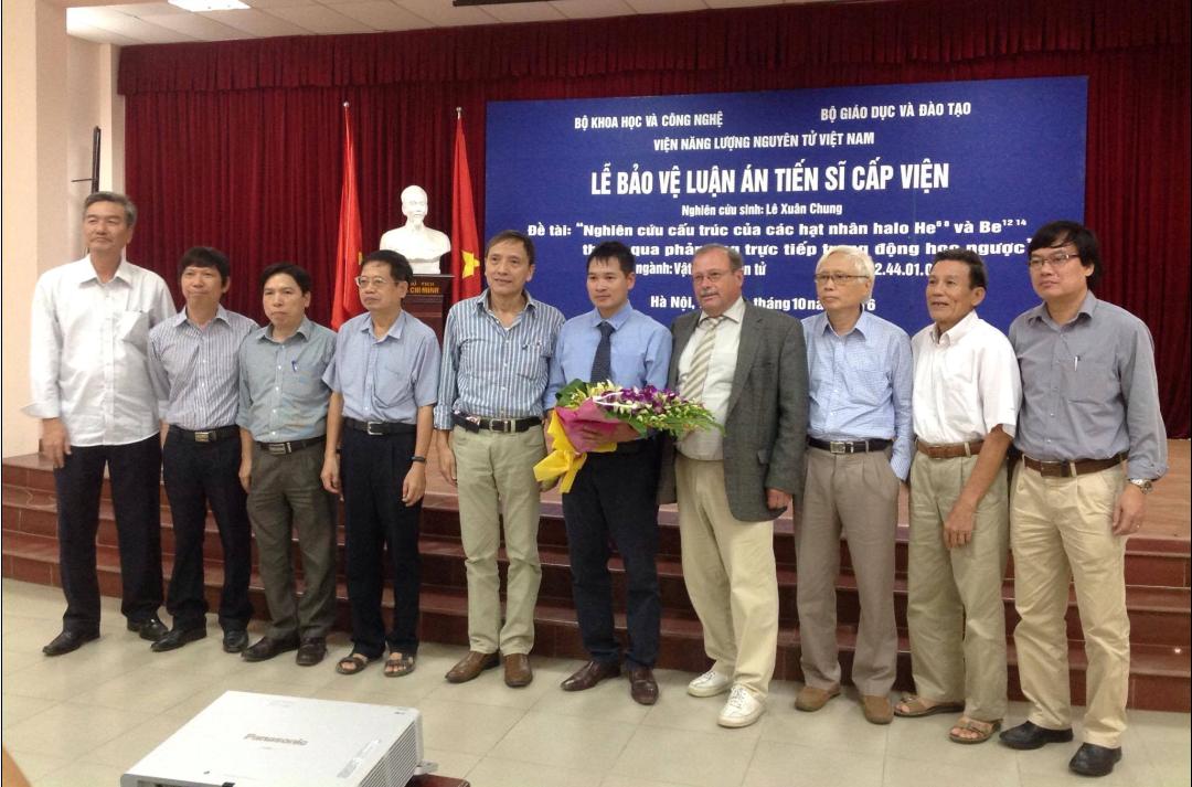 Lễ bảo vệ luận án tiến sĩ của nghiên cứu sinh Lê Xuân Chung