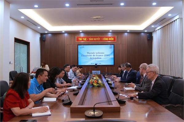 Viện Năng lượng nguyên tử Việt Nam tăng cường hợp tác với Tập đoàn EDF (Pháp) trong phát triển điện hạt nhân